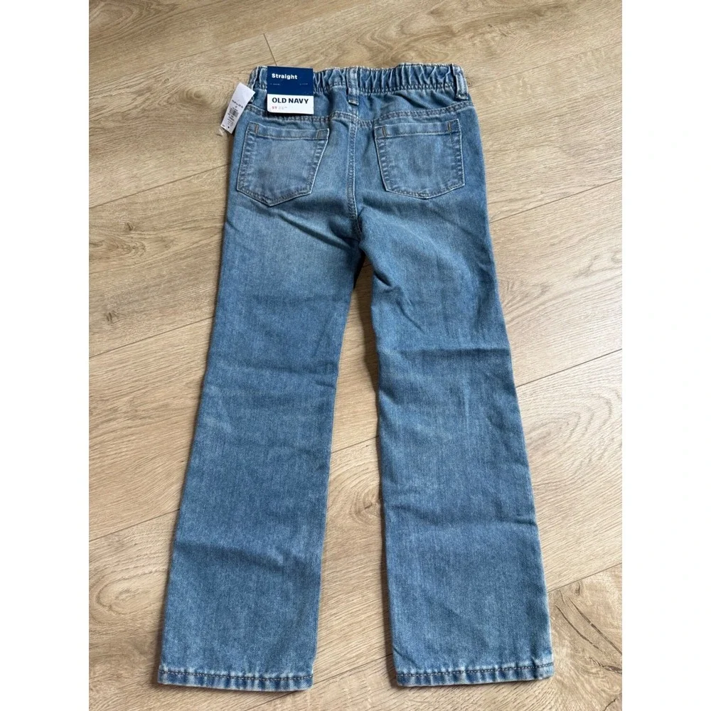 NWT Kids Girls Old Navy straight Jeans stretch‎ waistband size 5T